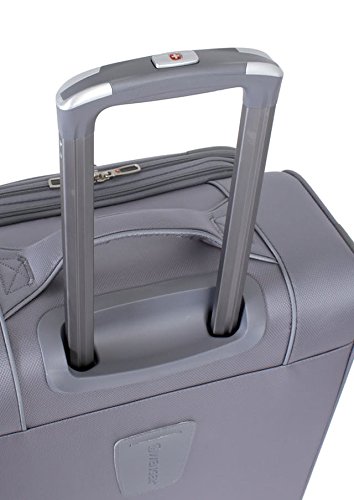 SwissGear 3 Piece Suitcase Set - Spinner Wheels - Softshell & Lightweight